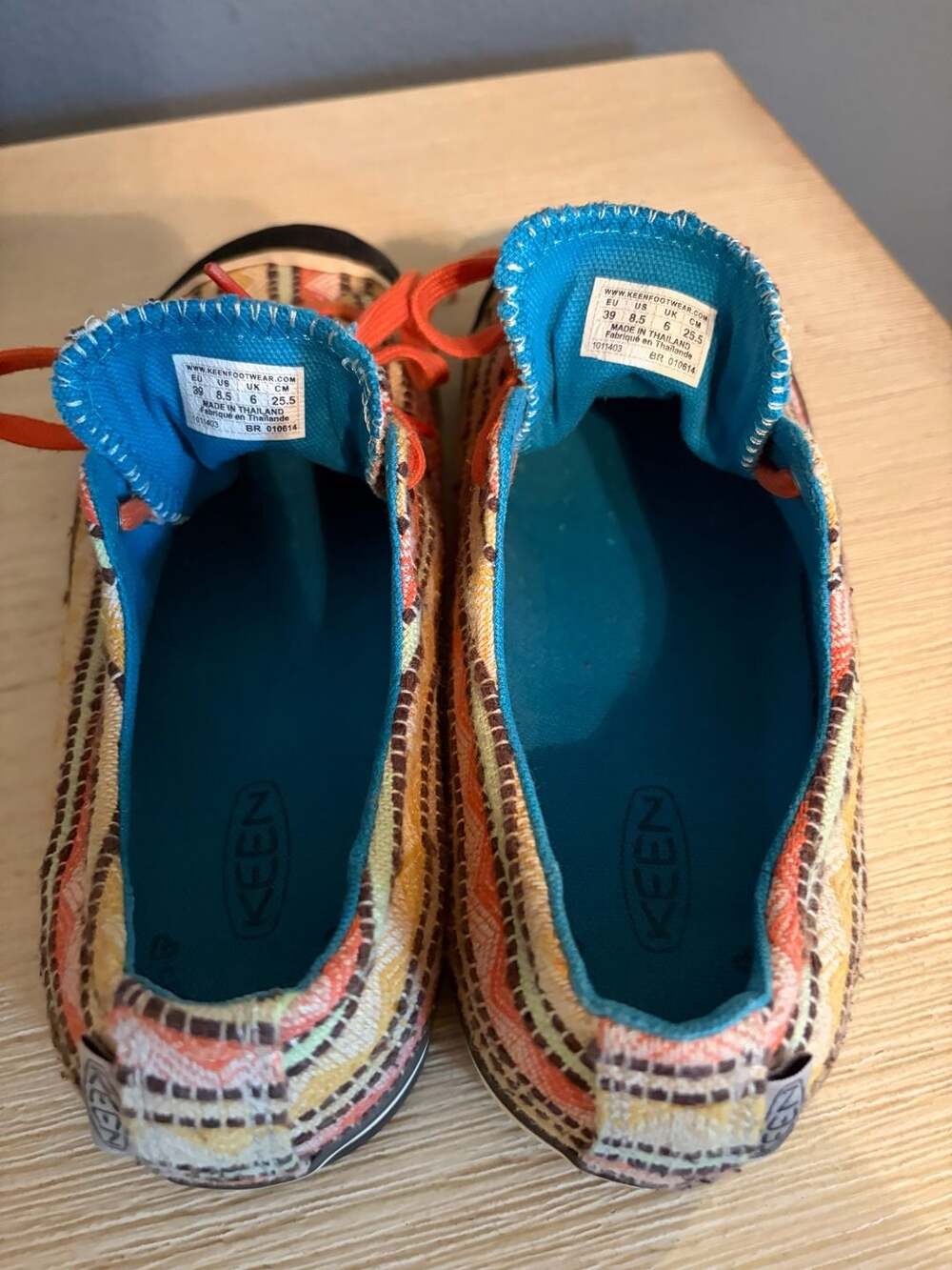 KEEN Coronado Canvas Sneaker in Multi-Color Kilim Pattern - Picture 6 of 7